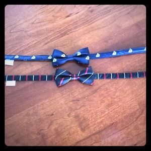 Janie and Jack Velcro little boys bow ties